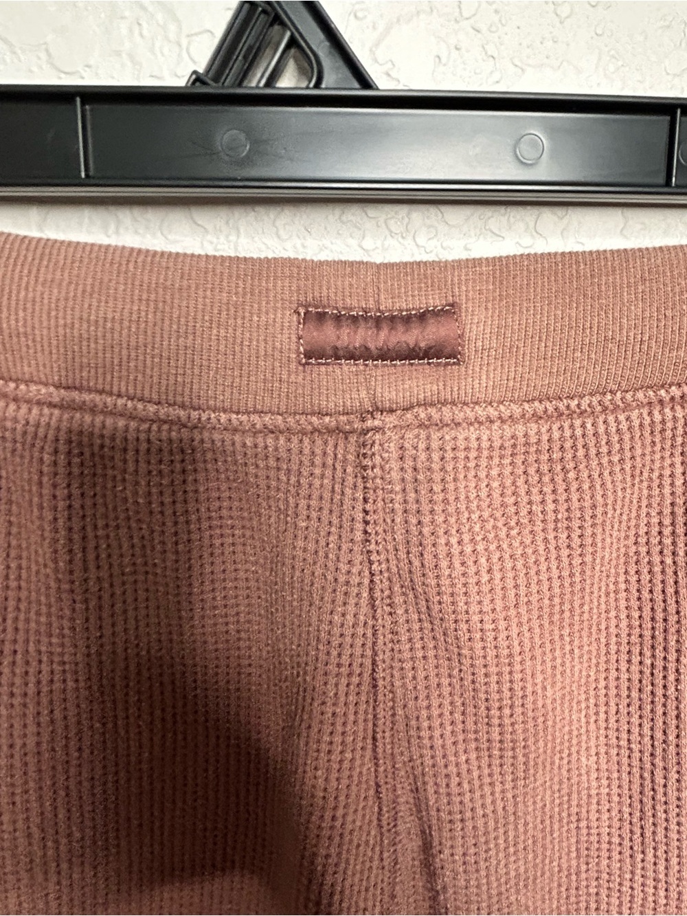 SKIMS Cozy Waffle Knit Lounge Pants Mocha Brown XS - Picture 6 of 11